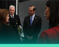 Alex Azar and others standing in a group