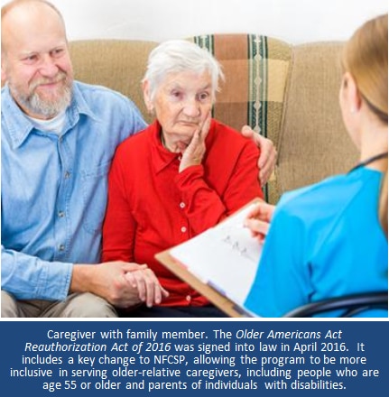 Caregiver with elder couple.