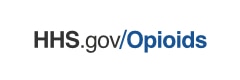 HHS.gov/Opioids Logo