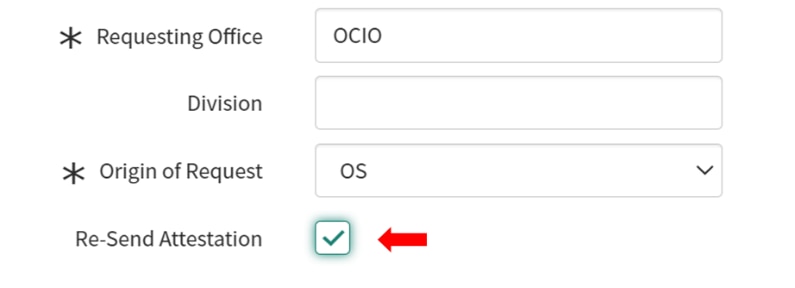 Figure 8: Re-Send Attestation