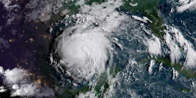 Geocolor image of Tropical Storm Harvey 