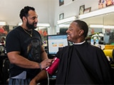 Read a blog about Barbershops Help Black Men Lower Their Blood Pressure.