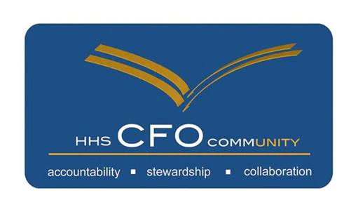 Chief Financial Officer Community logo: accountability, stewardship, collaboration