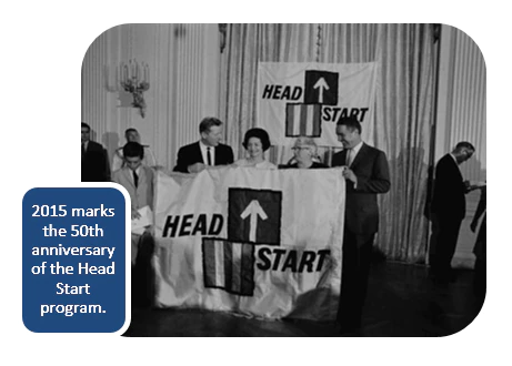 2015 marks the 50th anniversary of the Head Start program.