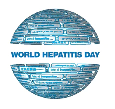 World Hepatitis Day logo.
