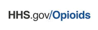 HHS.gov/opioids logo.