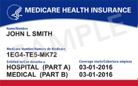Medicaid Health Insurance card.