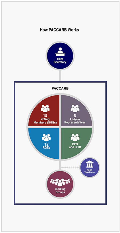 PACCARB organizational chart