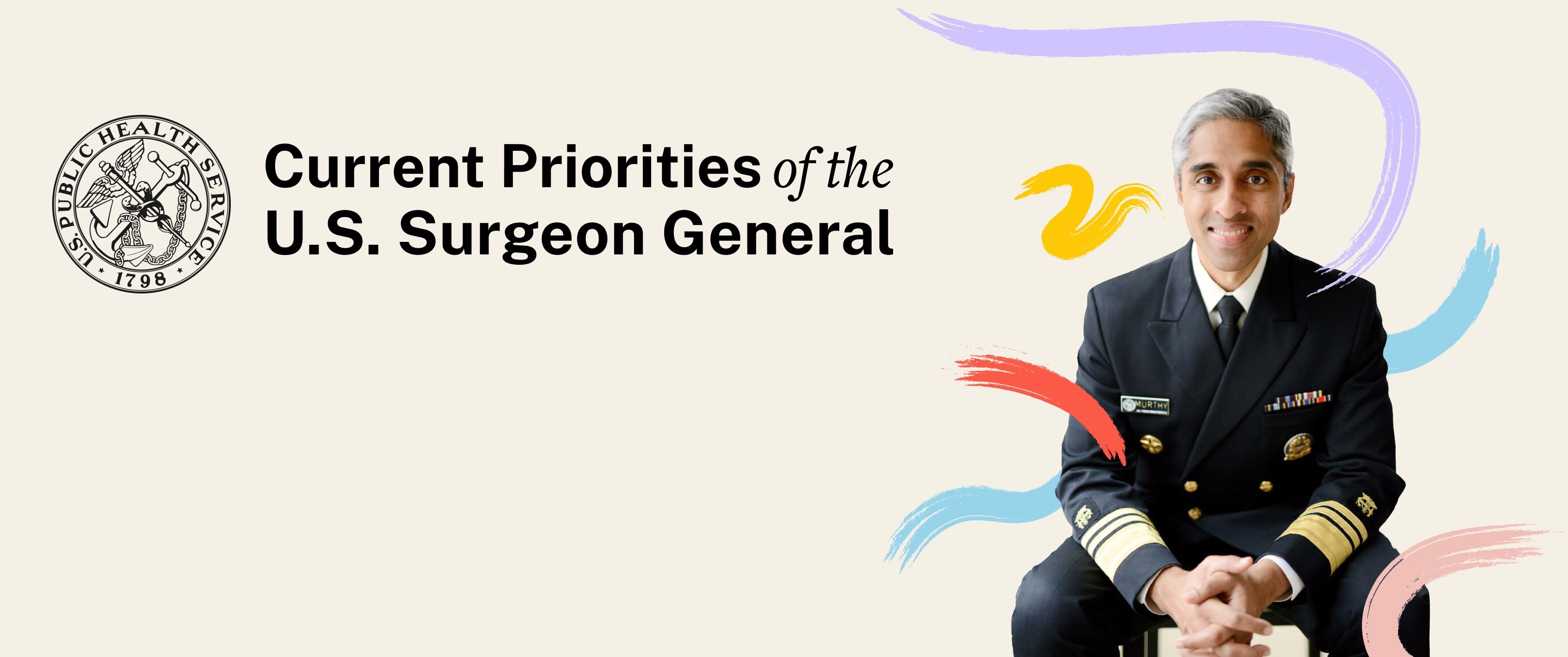Current Priorities of the U.S. Surgeon General banner