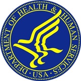 HHS Seal - blue and yellow.