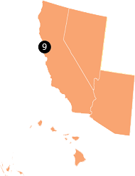 ORO Region 9 map