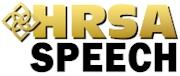 HRSA Speech logo